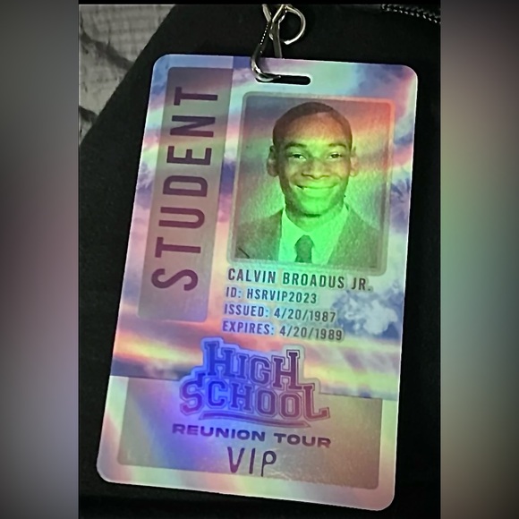 Snoop Dogg Other - Snoop Dogg VIP Hologram Badge Lanyard 8/27/2023 Show High School Tour NEW